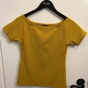 Ann Taylor Mustard Shirt